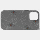 ハロウィンスパイダーズくもの巣とカボチャ Case-Mate iPhoneケース (裏面 (横))