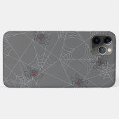 ハロウィンスパイダーズくもの巣とカボチャ Case-Mate iPhoneケース (裏面(横))
