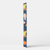 ハロウィンスパイダーズくもの巣:シームレスパターン Case-Mate iPhoneケース (裏面 / 右)