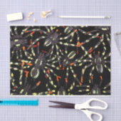 ハロウィンスパイダーズティッシュペーパー 薄葉紙 (クラフト)