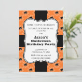 ハロウィンスパイダーズ誕生日パーティー 招待状 (スタンド正面)