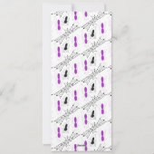 ハロウィンスパイダードードルバースデーパーティーメニュー シーズンカード (裏面)