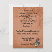 ハロウィンスパイダーパーティー 招待状 (裏面)