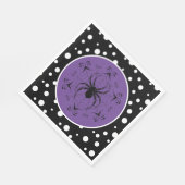 ハロウィンスパイダー紙ナプキンス スタンダードランチョンナプキン (角)