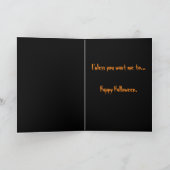 ハロウィンスパイダー カード (内部)