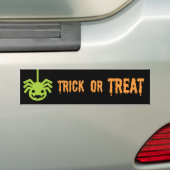 ハロウィンスパイダー バンパーステッカー (車上)