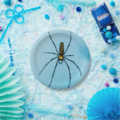 ハロウィンスパイダー ペーパープレート (パーティー)