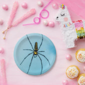 ハロウィンスパイダー ペーパープレート (パーティー)