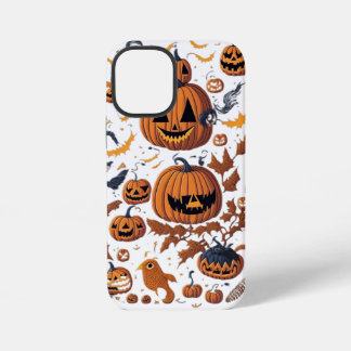 ハロウィンスピリッツ | カワイイ幽霊&パンプキンフォンケース iPhone 12 MINIケース