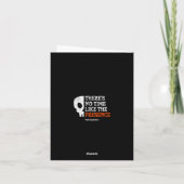 ハロウィンスピリット不気味スカル面白いハロウィーン カード (裏面)