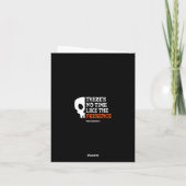 ハロウィンスピリット不気味スカル面白いハロウィーン カード (裏面)