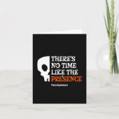 ハロウィンスピリット不気味スカル面白いハロウィーン カード (正面)