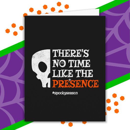 ハロウィンスピリット不気味スカル面白いハロウィーン カード