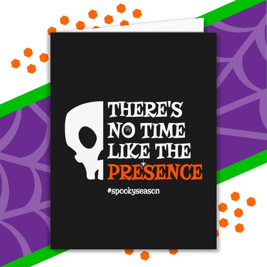 ハロウィンスピリット不気味スカル面白いハロウィーン カード