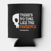 ハロウィンスピリット不気味スカル面白いハロウィーン 缶クーラー (正面)