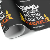 ハロウィンスピリット怖い幽霊面白いハロウィーン ラッピングペーパー (ロールコーナー)