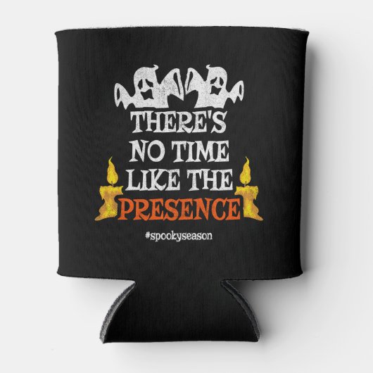 ハロウィンスピリット怖い幽霊面白いハロウィーン 缶クーラー (正面)