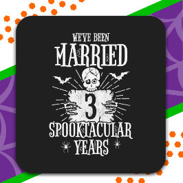 ハロウィンスプークタキュラー3周年結婚記念日 スクエアシール