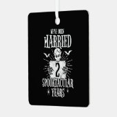 ハロウィンスプークタキュラー 2周年結婚記念日 メタルオーナメント (正面左)