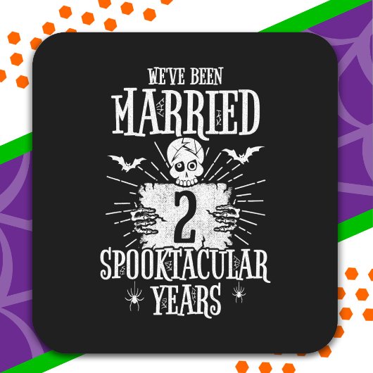 ハロウィンスペクタキュラー2周年結婚記念日 スクエアシール