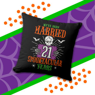 ハロウィンスペクタキュラー21周年結婚記念日 クッション