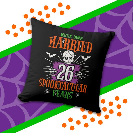 ハロウィンスペクタキュラー26周年結婚記念日 クッション