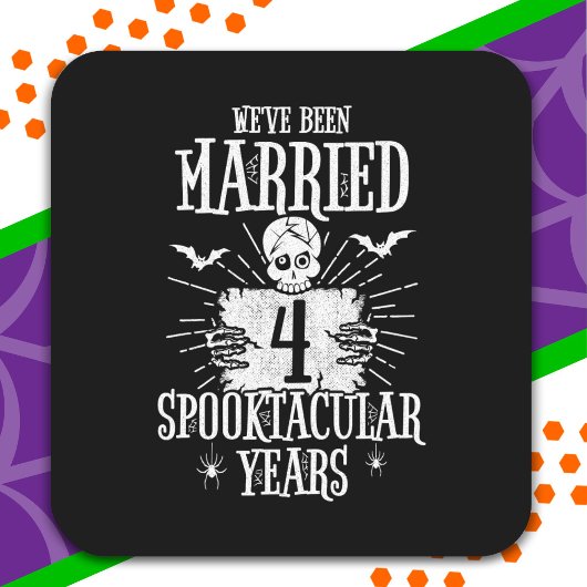ハロウィンスペクタキュラー4周年結婚記念日 スクエアシール