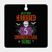 ハロウィンスペクタキュラー5周年結婚記念日 メタルオーナメント (正面)