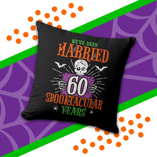 ハロウィンスペクタキュラー60周年結婚記念日 クッション