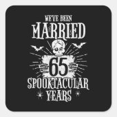 ハロウィンスペクタキュラー65周年結婚記念日 スクエアシール (正面)