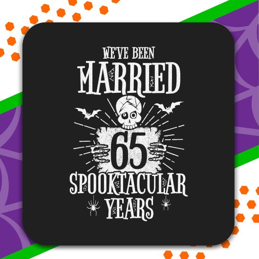 ハロウィンスペクタキュラー65周年結婚記念日 スクエアシール
