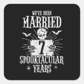 ハロウィンスペクタキュラー7周年結婚記念日 スクエアシール (正面)