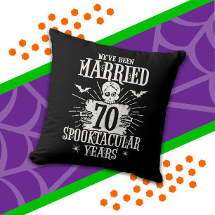 ハロウィンスペクタキュラー70周年結婚記念日 クッション
