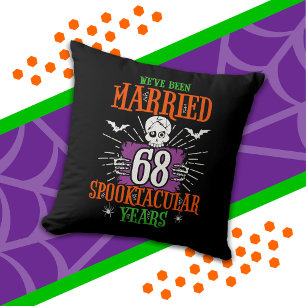 ハロウィンスペクタキュラー 68周年結婚記念日 クッション