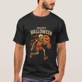 ハロウィンスポーツTシャツ – アスレチック不気味スタイル Tシャツ (正面)
