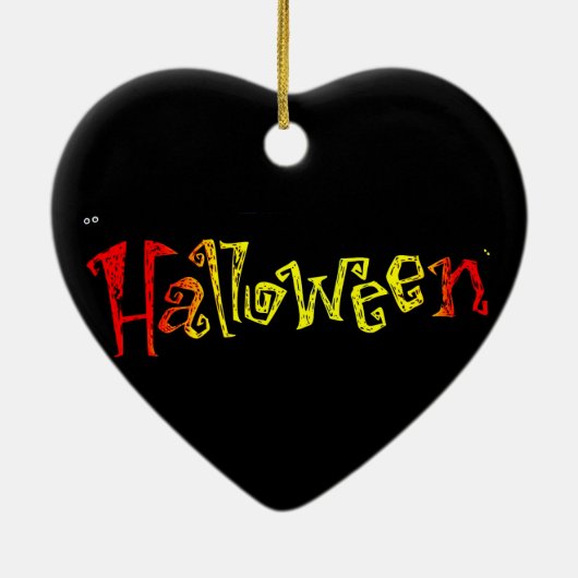 ハロウィンセラミックオーナメント セラミックオーナメント (裏面)