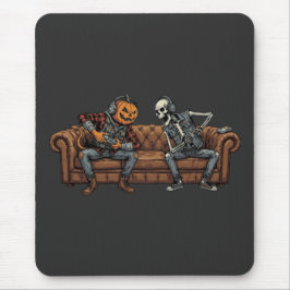 ハロウィンソファー協力プレイゲーミングデュオ マウスパッド
