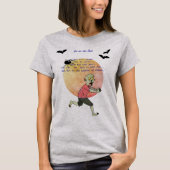 ハロウィンゾンビおもしろい- Tシャツ (正面)