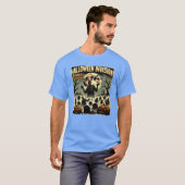 ハロウィンゾンビインベージョン レトロ Tシャツ (正面フル)