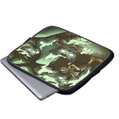 ハロウィンゾンビキャッツ ラップトップスリーブ (正面下部)