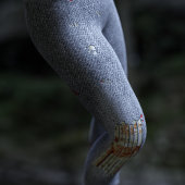 ハロウィンゾンビコスチュームにリッピングされたジーンズレギンス レギンス