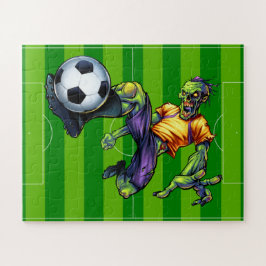 ハロウィンゾンビサッカーFW選手スポーツ ジグソーパズル
