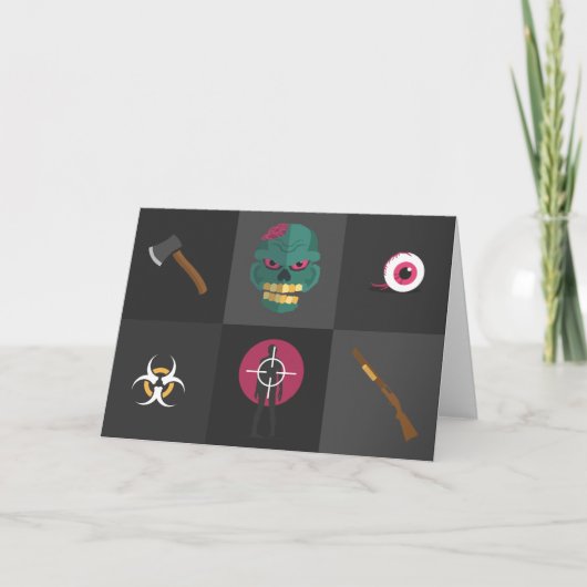 ハロウィンゾンビハンター 招待状 (正面)