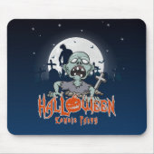 ハロウィンゾンビパーティー | マウスパッド (正面)