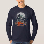 ハロウィンゾンビパーティー |メンズ長袖 Tシャツ (正面)