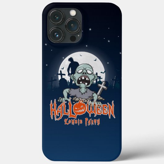 ハロウィンゾンビパーティ｜ Case-Mate iPhoneケース (裏面)