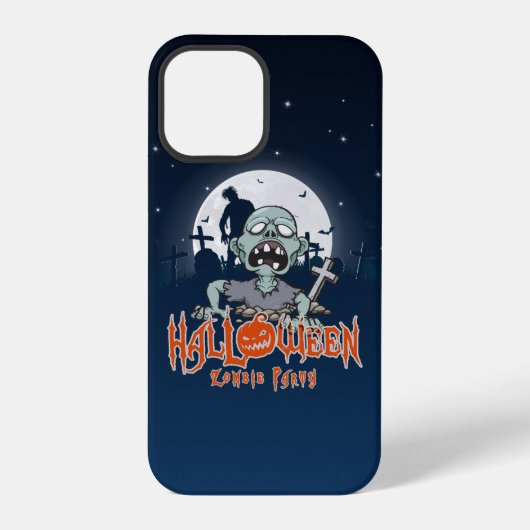 ハロウィンゾンビパーティ｜ iPhoneケース (裏面)