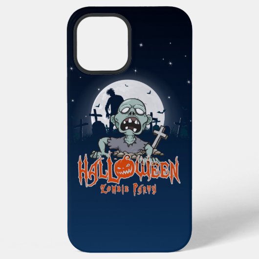 ハロウィンゾンビパーティ｜ iPhoneケース (裏面)