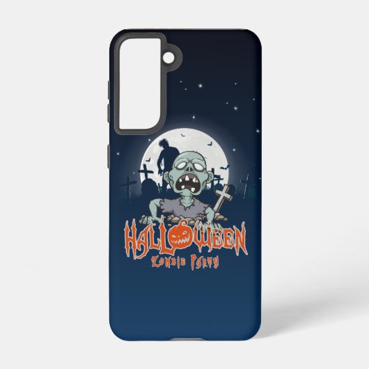 ハロウィンゾンビパーティ｜ SAMSUNG GALAXYケース (裏面)