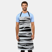 ハロウィンゾンビミイラ包まれたンダージュ エプロン (着用した状態)